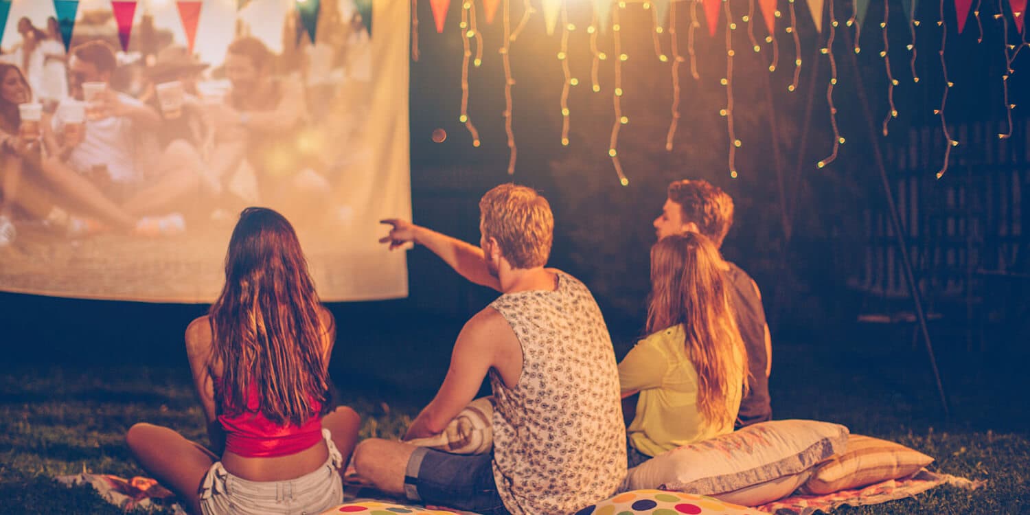 Backyard Movie Night Rental Kit